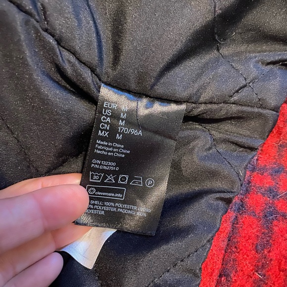 H&M Divided, Plaid, Winter Jacket - Picture 8 of 9